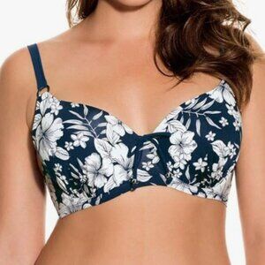 Dorina 40F Floral Haiti Curves Bikini Top Busty Swim Beach